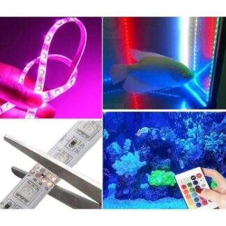 Aquarium Decore Remote Control waterproof Flaxible Light