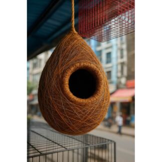 Natural Coconut Fiber Bird Nest | Shrevi Pets Care  Perfect for Finch, Gouldian Finch, Java, Lovebird, Budgie & Other Small Birds