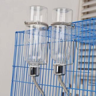 Water Bottles for Rabbit Ferret Small Bird Guinea Pigs Rats Hamster Cage Hanging Liquid Feeder for Small Animals Puppy 180/350ML