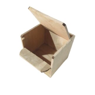 Parakeet Nest Box Budgie Nesting House Cockatiel Breeding Parrots Mating Box for Lovebirds Small and Medium-Sized Birds（M）