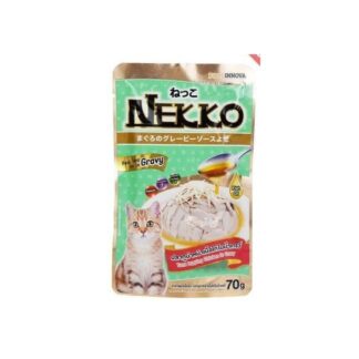 1 Nekko pouch Real tuna in Gravy 70 gm