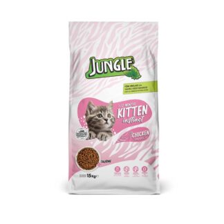 Jungle Kitten Chicken Cat Food 1.5kg – Growth & Bone Health Formula for Kittens