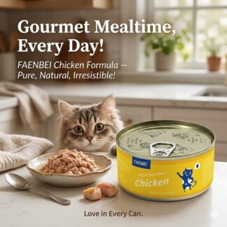 FAENBEI Shredded Cat Food Can â Chicken 170g