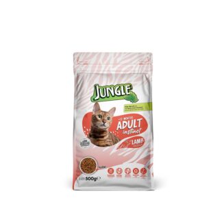 Jungle Premium Dry Cat Food Lamb 500gm