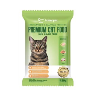 Haisenpet Premium Dry Cat Food Chicken, Tuna & Turkey 450gm