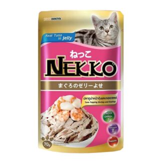 Nekko Cat Food Tuna Topping Shrimp & Scallop 70gm