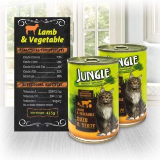 Jungle Cat wet food Can Premium Chicken & Vegetable 415gm