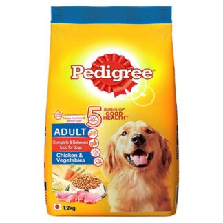 Pedigree Adult Dog Food Chicken and Vegetables 1.2kg Pack