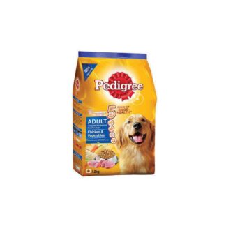 Pedigree Dry Dog Food Chicken and Vegetable Flavor 1.2kg, Made in India