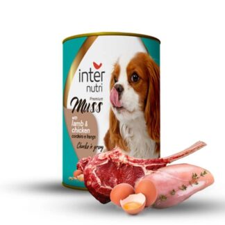 InterNutri Premium Muss Dog Can Chicken & Lamb 415g