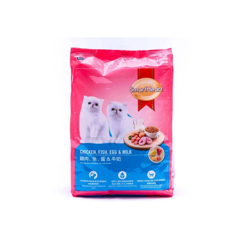 SmartHeart Kitten Chicken, Fish, Egg and Milk 2.8kg.