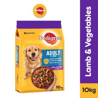 Pedigree 10kg Adult Lamb & Vegetables Flavors Dog Food Wholesale Express BD