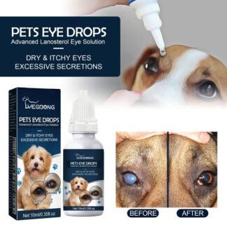 YEGBONG Pets Eye Drops For Dogs Cats Restore Health Make Eyes Clear Dirt Eliminate Drop Eye Lubricating Hygiene Clean Products