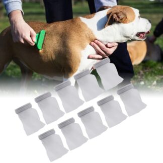 10Pcs Electric Lice Comb Filter Refill TranslucentMesh ElectronicLice Comb Filters Easily Attaches Disposable Hygienic For Pet