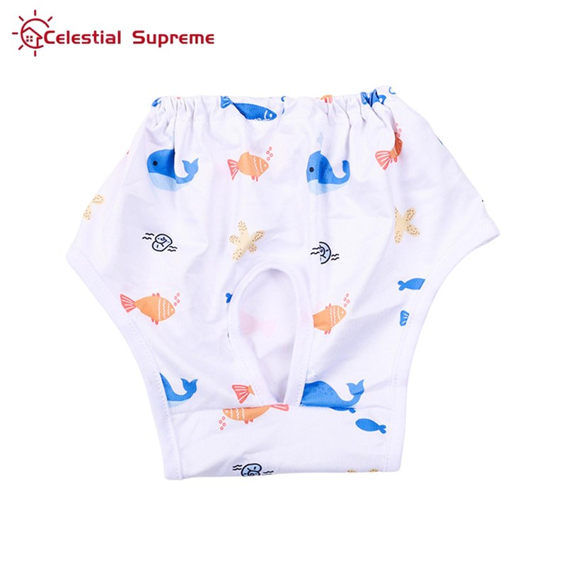 【Big savings】 Pet Pants for Dogs Breathable Reusable Dog Pants with Cute Prints for Cats Dogs Hygiene Pet Diapers for Cartoon Pattern Dog Diapers