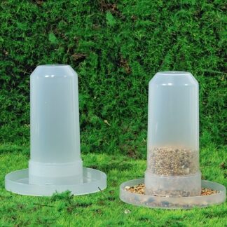 1pc Automatic Bird Feeder and Water Dispenser for Parrots, Chickens, Pigeons - Convenient and Hygienic Feeding Solution
