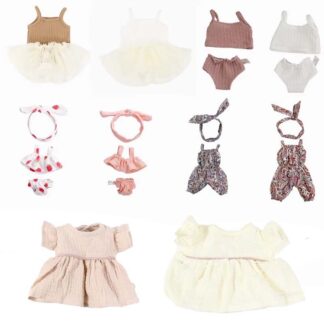 Doll clothes for 13 Inch 33CM Dolls Baby Toys Doll accessories Vest Dress Doll Clothes For 13 Inch American Reborn Baby Dolls