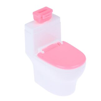 Dollhouse Furniture Vintage Bathroom Modeling Toilet Miniature Toys Accessorie